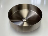 BAS-9A01 Stainless Steel Basin - Brushed Nickel 400 mm diameter