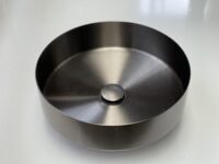 Miki Stainless Steel Basin - Gun Metal 400 mm diameter